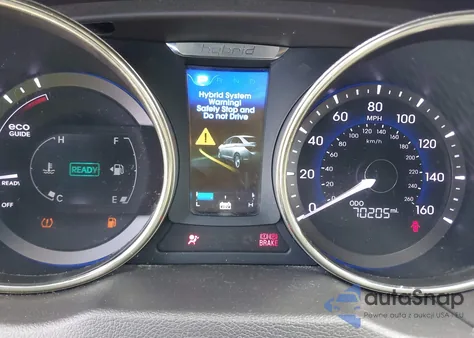 2012 Hyundai Sonata Hybrid из США, поврежденный, VIN KMHEC4A42CA028818